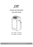 Sunpentown Dual Hose Air Conditioner Manual