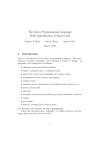 The Grace Programming Language Draft Specification Version 0.350