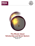 User Manual - Rhode Island Higher Education Assistance Authority