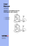 Manual Density - Vetek Weighing AB