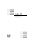 Oce 3165 User Manual - Océ | Printing for Professionals