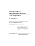 Hierarchical Storage Management for OpenVMS Guide to Operations