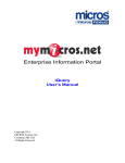 mymicros.net iQuery User Manual