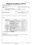 Correction for Incorrect Description Notice RL78/G13 Descriptions in