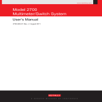Model 2700 Multimeter/Switch System