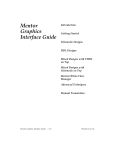 Mentor Graphics Interface Guide - 2.1i