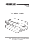 VGA to Video Portable