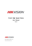 5-inch High Speed Dome User Manual V2.2.0