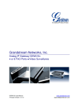 User Manual for GXW4104/GXW4108