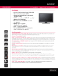 KDL-32L5000 - Manuals, Specs & Warranty