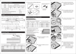 Profile Parts and Tools Model and Specification Installation