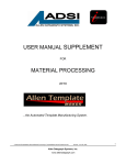 user manual supplement