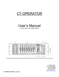 CT-OPERATOR User`s Manual - AV-iQ