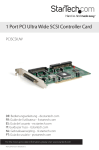1 Port PCI Ultra Wide SCSI Controller Card