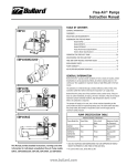 Free-Air® Pumps Instruction Manual www.bullard.com