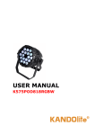 USER MANUAL - Prosperity Lamps and Components Limited