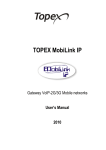 MobIP Webinterface User`s Manual