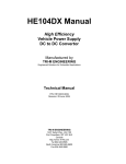 HE104DX Manual