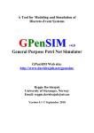 General Purpose Petri Net Simulator