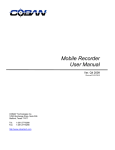 Mobile Recorder User Manual