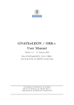 GNATforLEON / ORK+ User Manual - dit/UPM