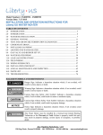 INSTALLATION AND OPERATION INSTRUCTIONS FOR Liberty US