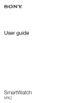 User guide SmartWatch