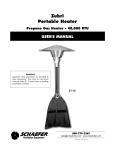 Zubri portable heater manual Z1-12CK