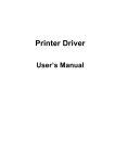 2. Setting item of Printer Driver
