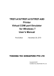 TRST-A10/TRST-A15/TRST-A00 Printer Virtual COM port Emulator