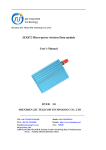 Technology JZX872 Micro-power wireless Data module User`s Manual