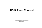 DVR User Manual - First Alliance Protection Systems
