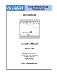 Instruction Manual PENETRATING PULSE TECHNOLOGY