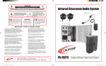 PA-IRSYS Installed Infrared Audio System