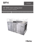 NC 8400 steel cooling tower