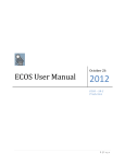 ECOS User Manual