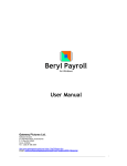Beryl Payroll User Manual