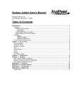 Sudoku Addict User`s Manual Table of Contents