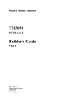 TM3030 Builder`s Guide