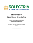 Solectria SolrenView Installation Manual
