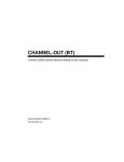 CHANNEL-OUT (BT) Rev 3x Manual