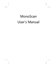 MonoScan User`s Manual - SOLID APPLIED TECHNOLOGIES LTD