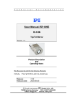 User Manual PZ125E - Physik Instrumente