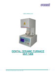 dental ceramic furnace dcf-1200