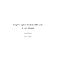 Adaptive Optics simulation IDL code A User Manual