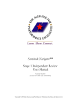 Scorebook Navigator™ Stage 1 Independent Review User Manual