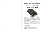 User Manual - Solar Charge Controller