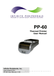 PP-60 User MAnual - Infinite Peripherals
