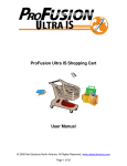 ProFusion Ultra IS Shopping Cart User Manual