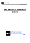 SEE Electrical Installation Manual
